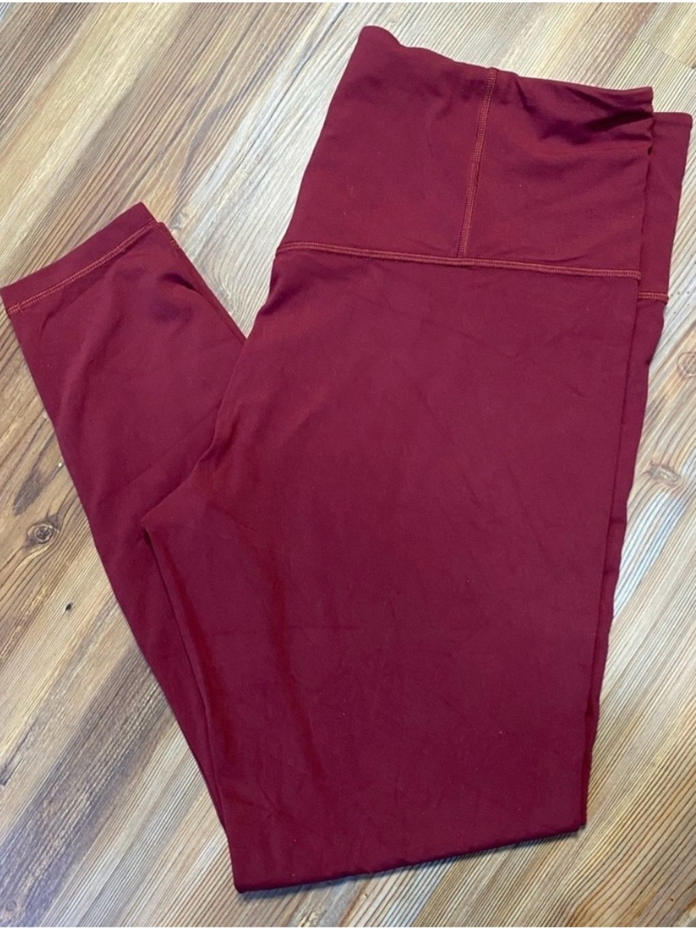 Athleta Ultra High rise Elation Leggings XL burgundy